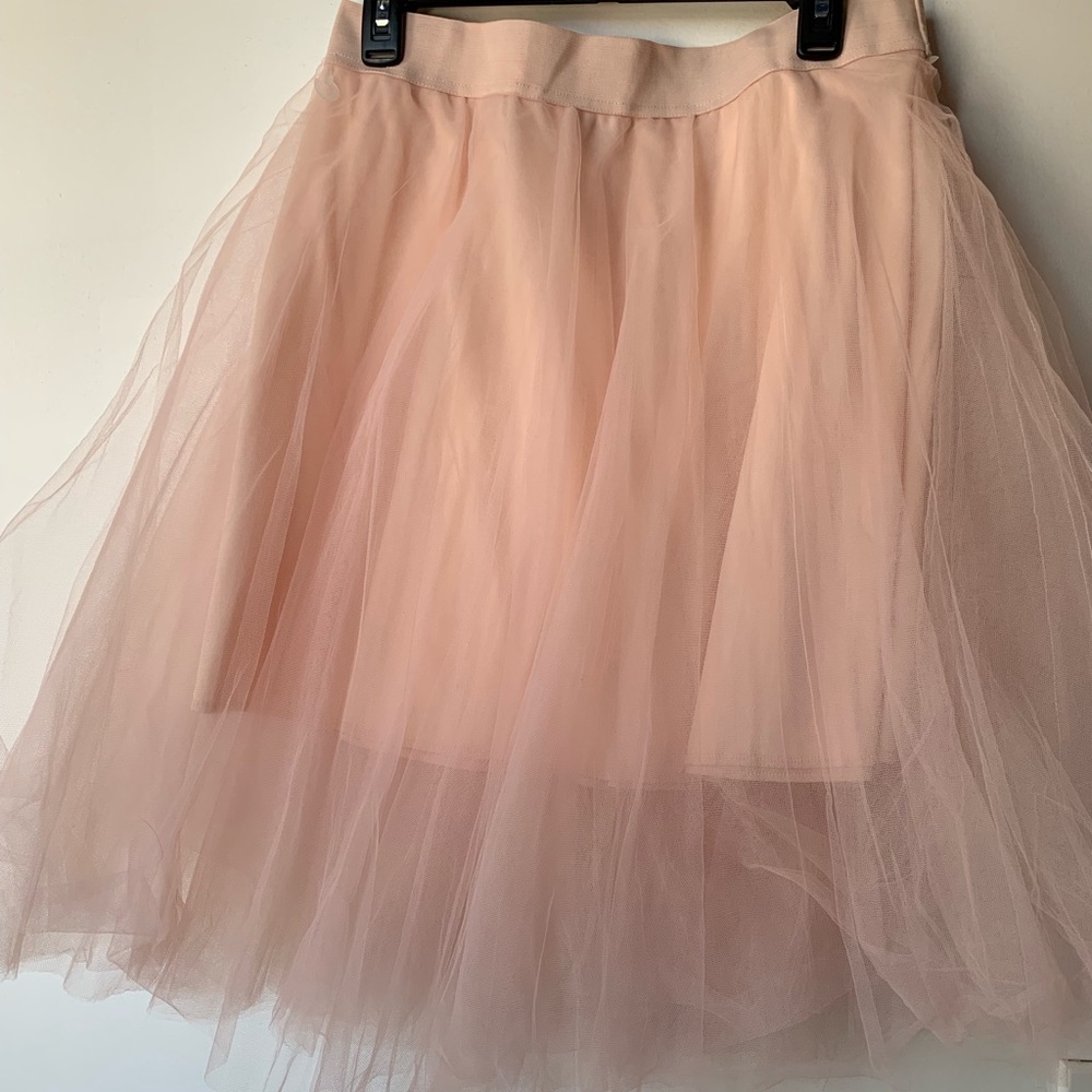 Tulle pink skirt